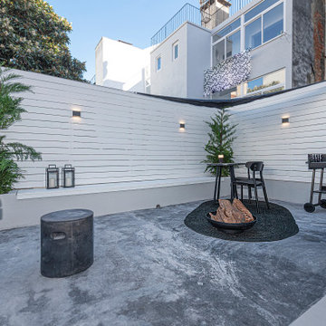 Terrace Barbecue, Log Storage and Enclosed Outdoor Room