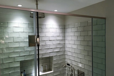 Photo of a modern bathroom in Hertfordshire.