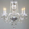Authentic All Crystal Chandelier 4-Light