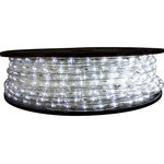 Brilliant - Brilliant 120 Volt LED Rope Light, 65', Cool White - Have a smaller project that requires LED rope lights? 65 foot spools of Brilliant Brand LED rope lights are the perfect choice. You get the value of purchasing in bulk without having to buy a full 148 foot spool. Choose from 2 brilliant colors (cool white, warm white) or choose our multi-color rope lights for a mix of colors.