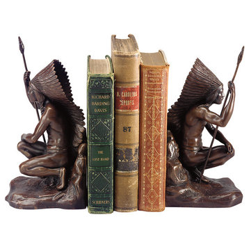 Warrior Chief Bookends