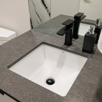 Contemporary Condo Kitchen and Bathrooms