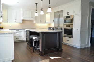 Inspiration for a large timeless kitchen remodel in Toronto