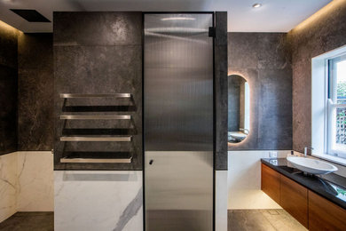 Modern bathroom in Sydney.