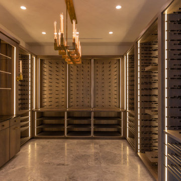 Florida luxury custom wine room