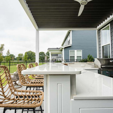 Residential: Motorized Louvered Pergola in Virginia Beach, VA