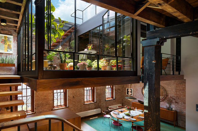 Industrial Sunroom by Andrew Franz Architect PLLC