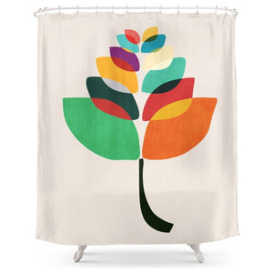 Vintage Floral Shower Curtain Contemporary Shower Curtains