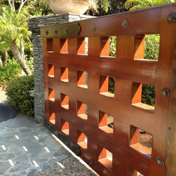 Driveway Gate Design Ideas - Home Fencing And Gates