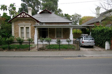 This is an example of a traditional verandah in Adelaide.