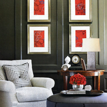 Philadelphia Charcoal Gray Library and cigar room