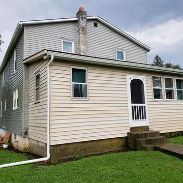 House & Barn- White Seamless Gutters