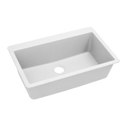 Elkay Quartz Classic 25" x 22" x 11-13/16", Drop-in Laundry Sink Perfect Drain - Kitchen Sinks