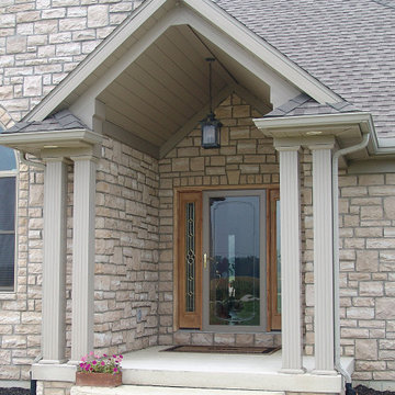 Aluminum Square Fluted Columns