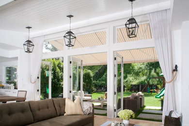 Mid-sized elegant backyard patio photo in Los Angeles