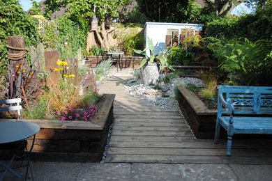 Photo of a nautical garden in Devon.