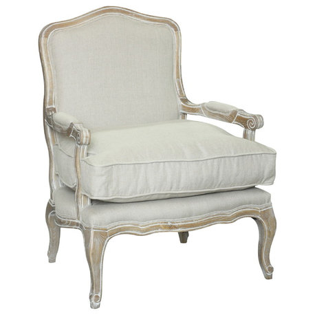 Rodney Chair, Linen Fabric