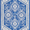 Flatweave Kilim Tassel Area Rug, Blue, 2'x3'