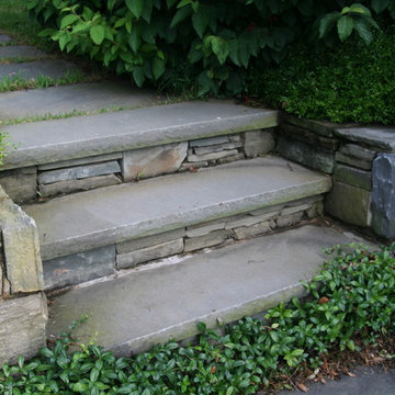 Natural Stone Walls and Steps