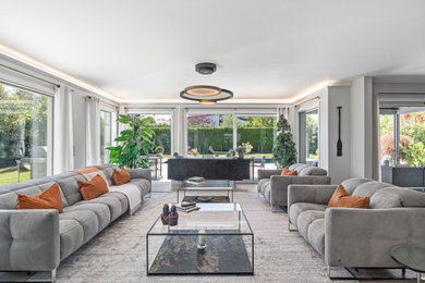 Inspiration for a modern home design remodel in Other