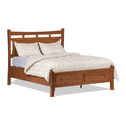 madison ave panel bed - Bedroom Furniture