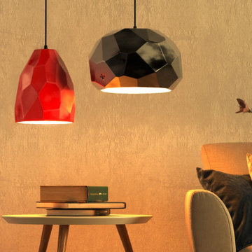 Naaya Crystal Facet Ball Pendant