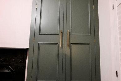 Painted custom wardrobes