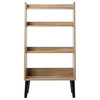 SEI Furniture Berritza Midcentury Engineered Wood Bookshelf in Natural