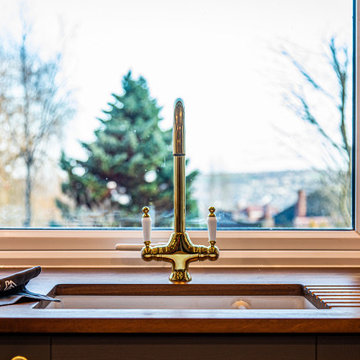 Reclaimed Timber & Elegant Brass