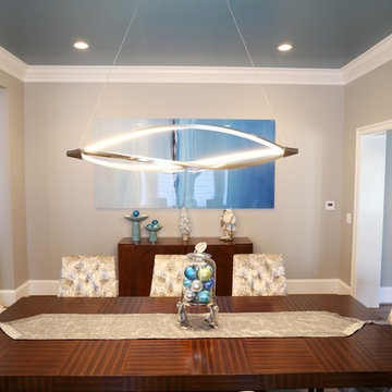 Holiday Charm Living and Dining Room
