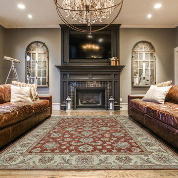 Botticino Area Rug - Rust