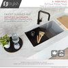 Single Handle Pull-Down Dual Mode Kitchen Faucet in Stainless Steel Matte Black