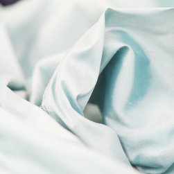 Light Blue SIlk - Drapery Fabric