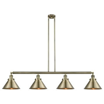 Innovations Lighting 214 Briarcliff Briarcliff 4 Light 55"W - Antique Brass