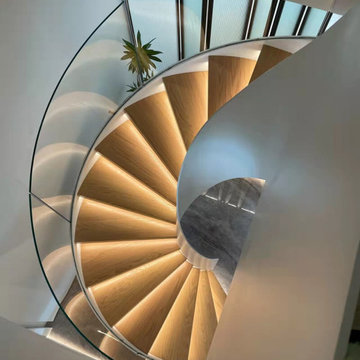 Penthouse Curved Staircase