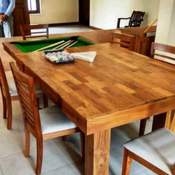 Multi Use Pool Tables- combo with Dining Tables and TT Tables - Dining Table Sets