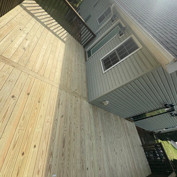 deck refinshed