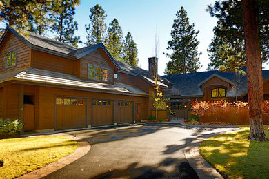 Inspiration for a rustic exterior home remodel in Other