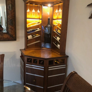 The Augusta Corner Wine Cabinet