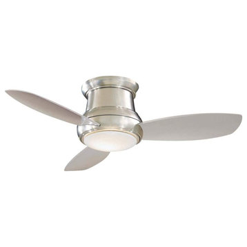 Minka Aire Concept II 44 in. LED Indoor Brushed Nickel Ceiling Fan with Remote