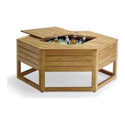 Brooks Hexagon Coffee Table - Outdoor Coffee Tables