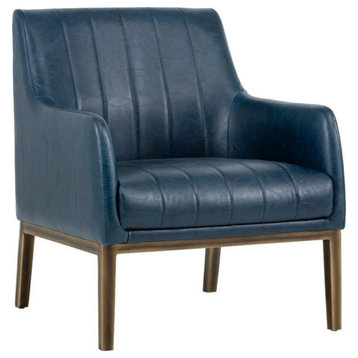 Allyson Lounge Chair, Vintage Blue