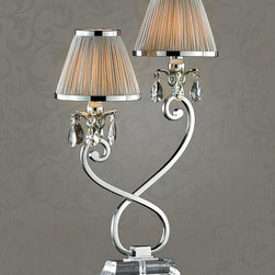 Luxuria 2 Light Table Lamp - Table Lamps