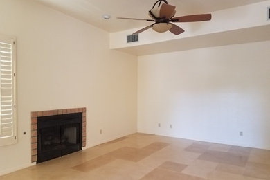 Inspiration for a transitional living room remodel in Phoenix