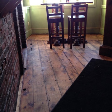 Bull Feeney's; Rustic Wood Flooring