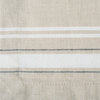 DII White French Stripe Placemat, Set of 6