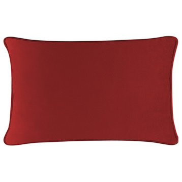 Sparkles Home Coordinating Pillow, Red Velvet, 14x20
