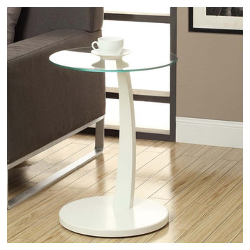 modern round console table