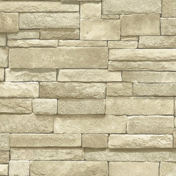 Neutral Brick Wallpaper - Wallpaper