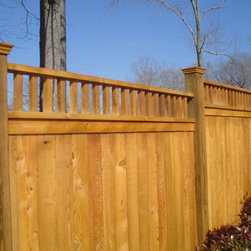 wood fences - Home Fencing And Gates